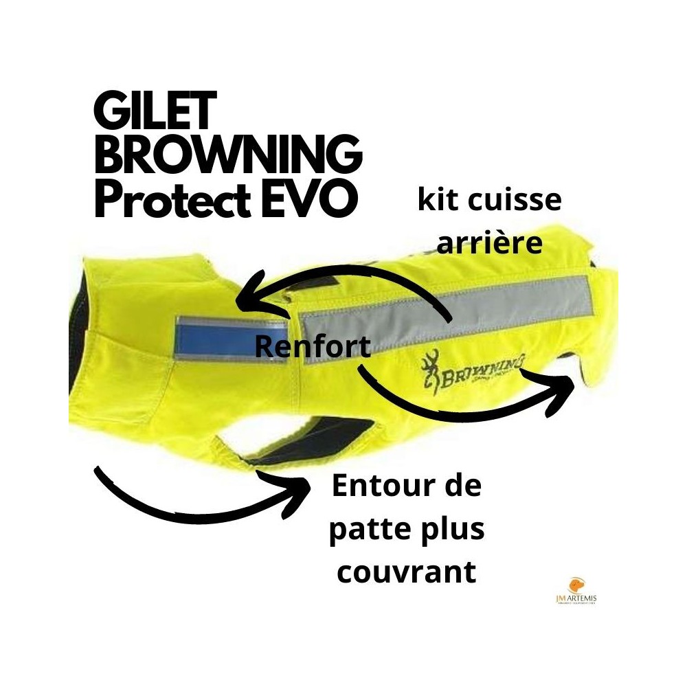 Gilet De Protection Chien De Chasse Browning Jmartemis