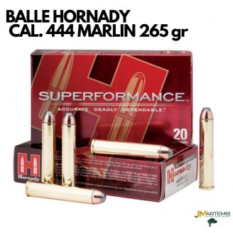 BALLE HORNADY SUPERFROMANCE CAL. 444 MARLIN 265 gr