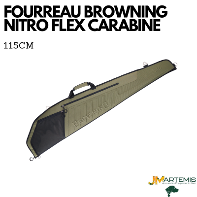 FOURREAU COURT POUR CARABINE DE TRAQUEUR BROWNING NITRO FLEX 115CM