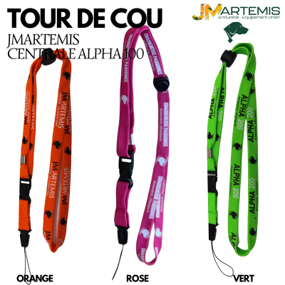 TOUR DE COU JMartemis POUR CENTRALE GARMIN ALPHA 100