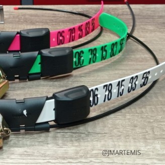 collier garmin gravés avec numéro