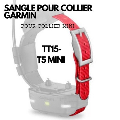 SANGLE DE RECHANGE POUR COLLIER GARMIN TT15MINI et T5 MINI