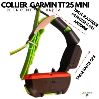 COLLIER GARMIN TT25 MINI repérage et dressage