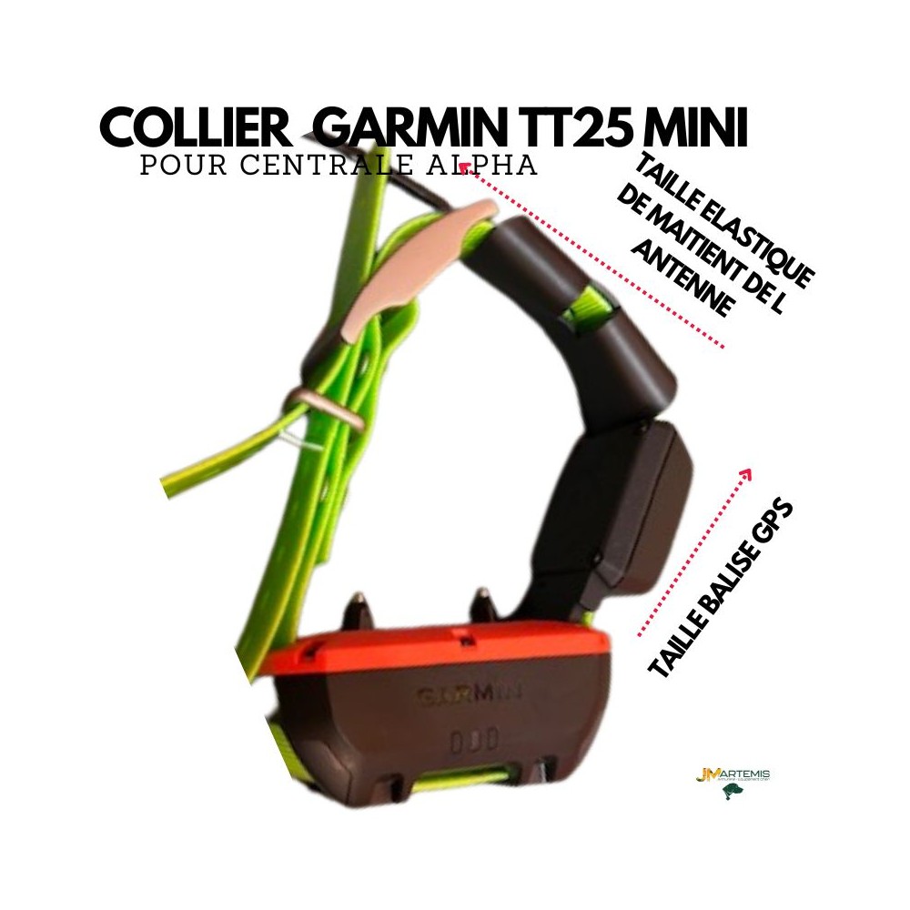 COLLIER GARMIN TT25 MINI repérage et dressage