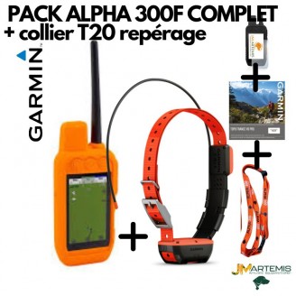 PACK GARMIN ALPHA 300F + COLLIER T20 REPERAGE