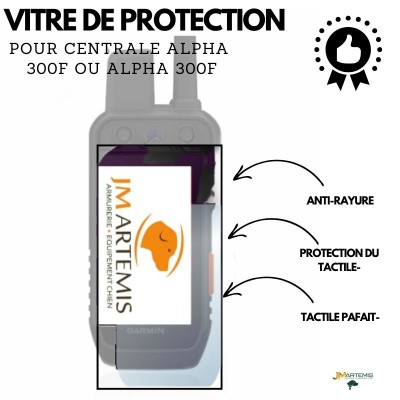 VITRE DE PROTECTION POUR CENTRALE GARMIN ALPHA 300F OU ALPHA 300I