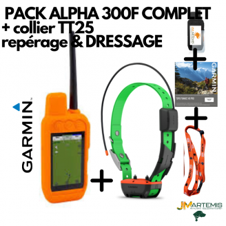 PACK ALPHA 300F + COLLIER GARMIN TT25 F REPERAGE ET DRESSAGE