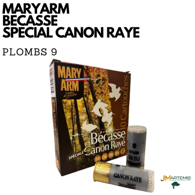 Cartouches MARAYARM BECASSE spéciale CANON RAYE 33gr plombs 9