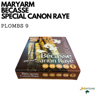 MUNITIONS MARYARM SPECIAL BECASSE CANON RAYE 33GR PB9