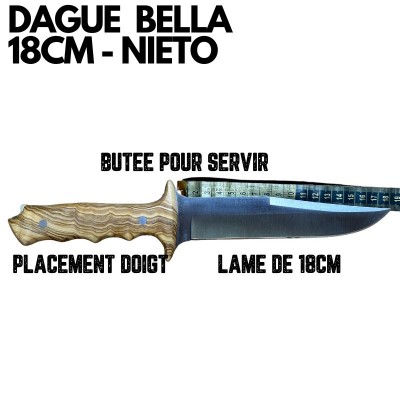 DAGUE DE CHASSE -BELLA-BOIS OLIVIER- NIETO