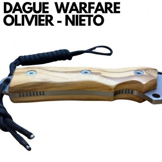 DAGUE DE CHASSE -WARFARE-OLIVIER-LAME 13CM- NIETO