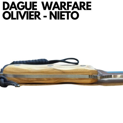 DAGUE DE CHASSE -WARFARE-OLIVIER-LAME 13CM- NIETO